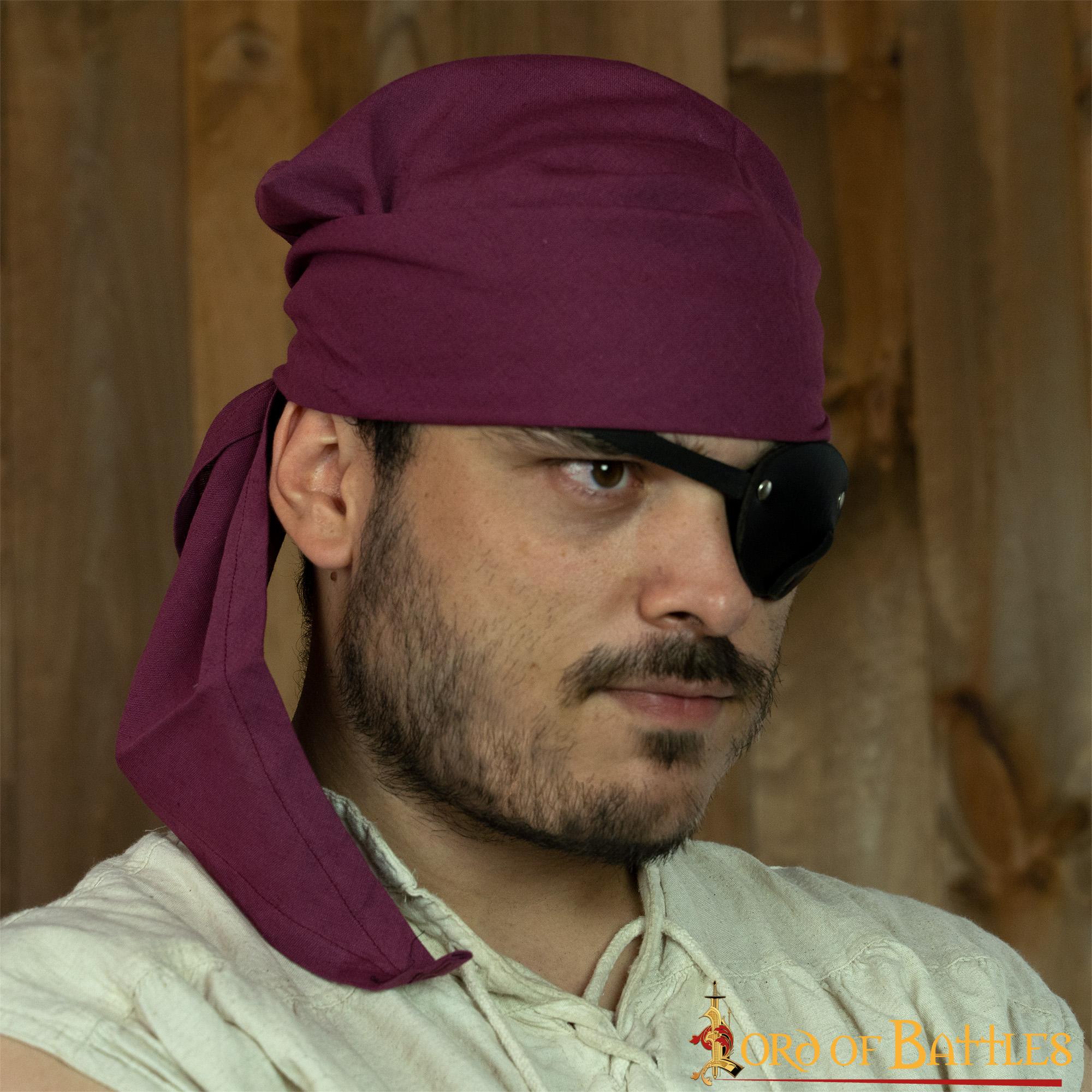 Bandana Pirat aubergine