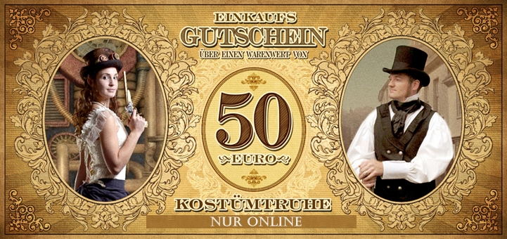 Gutschein 50 EUR für den Onlineshop