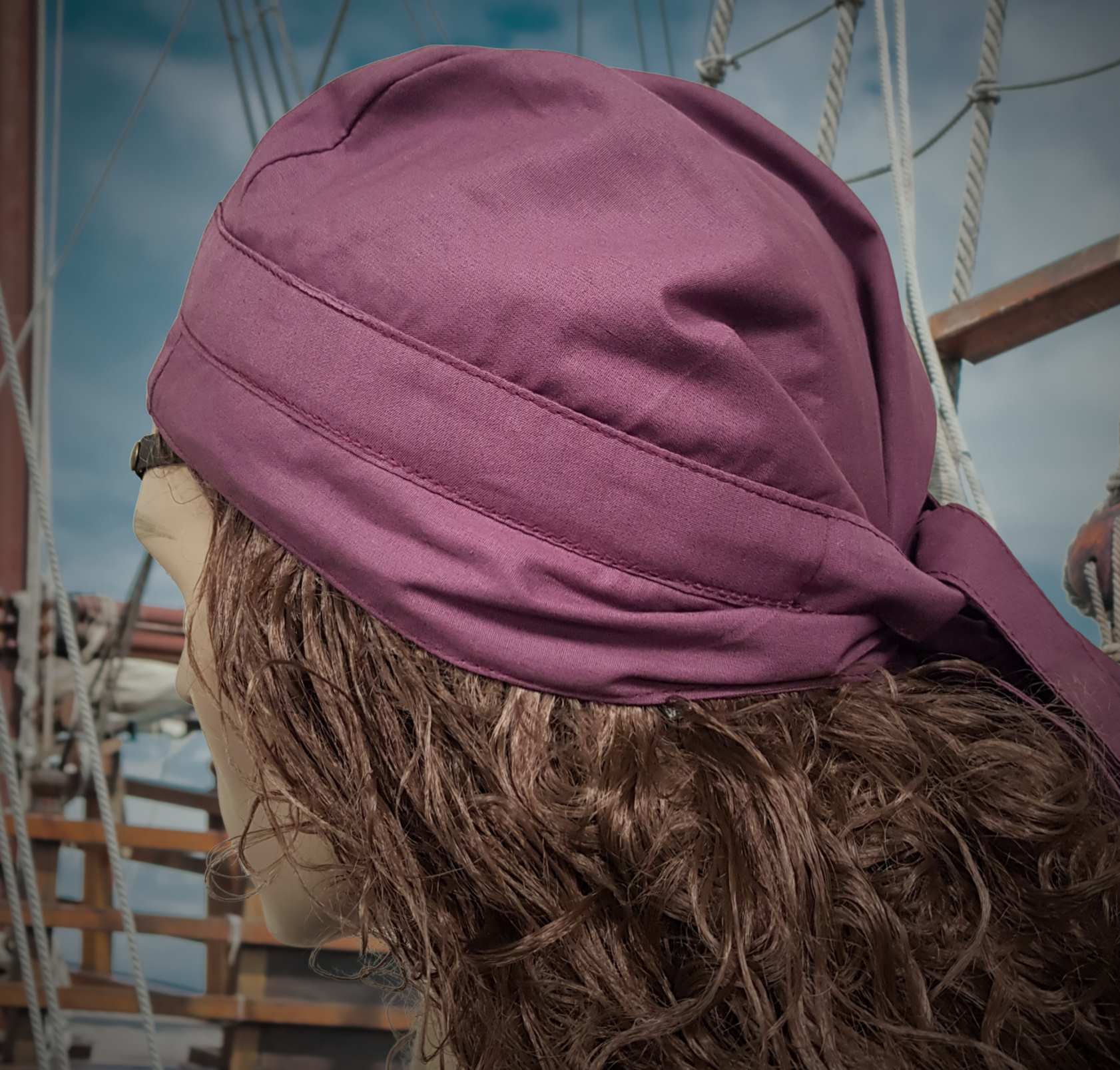 Bandana Piratentuch burgund