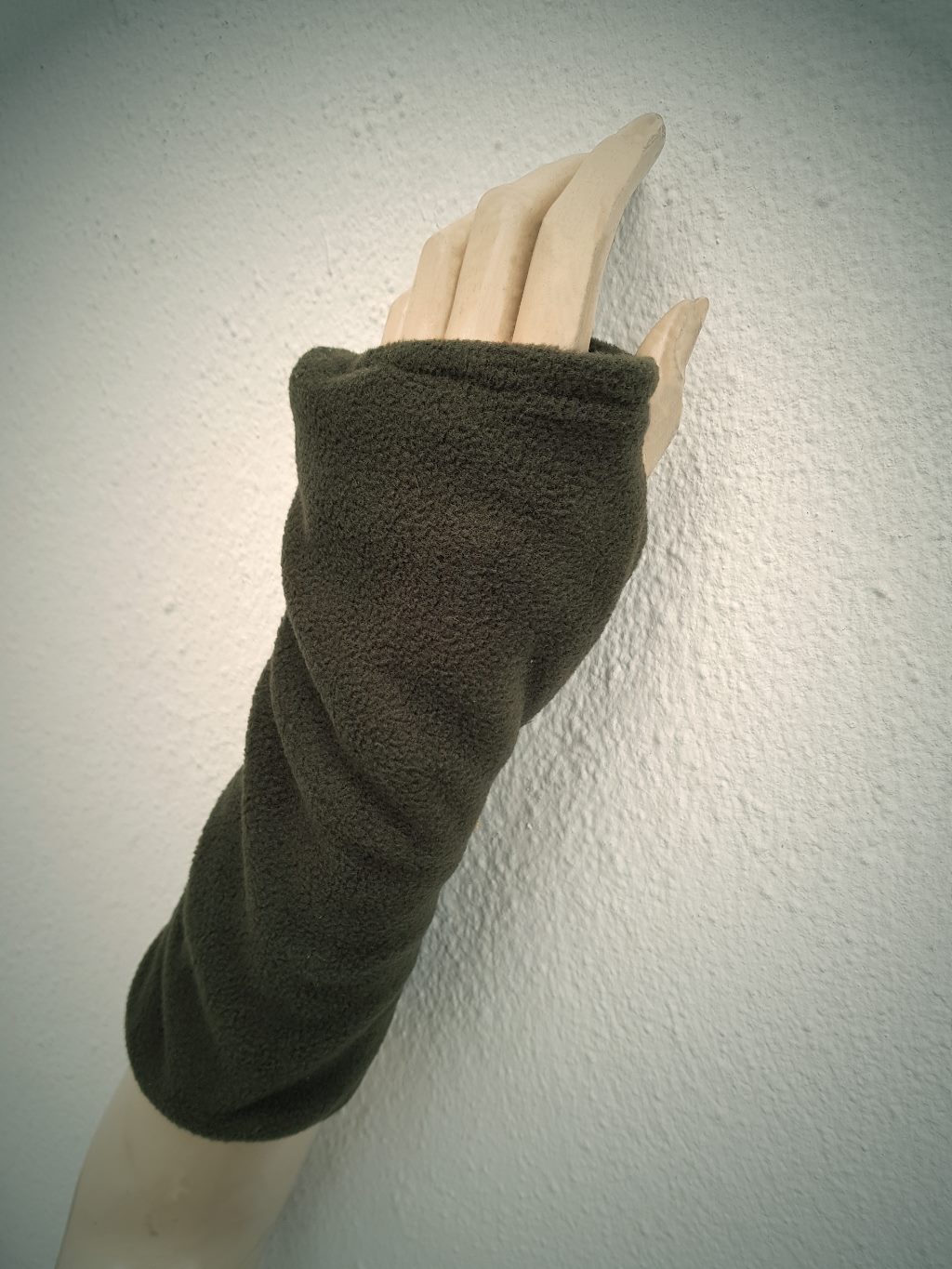 Armstulpen Fleece Khakigrün