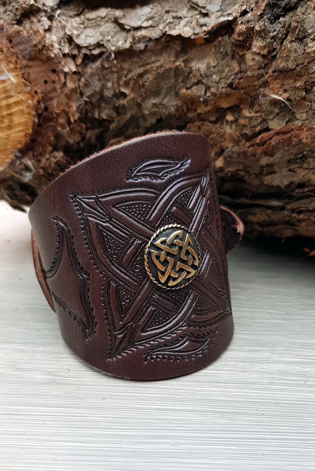 Leder Armband keltisch