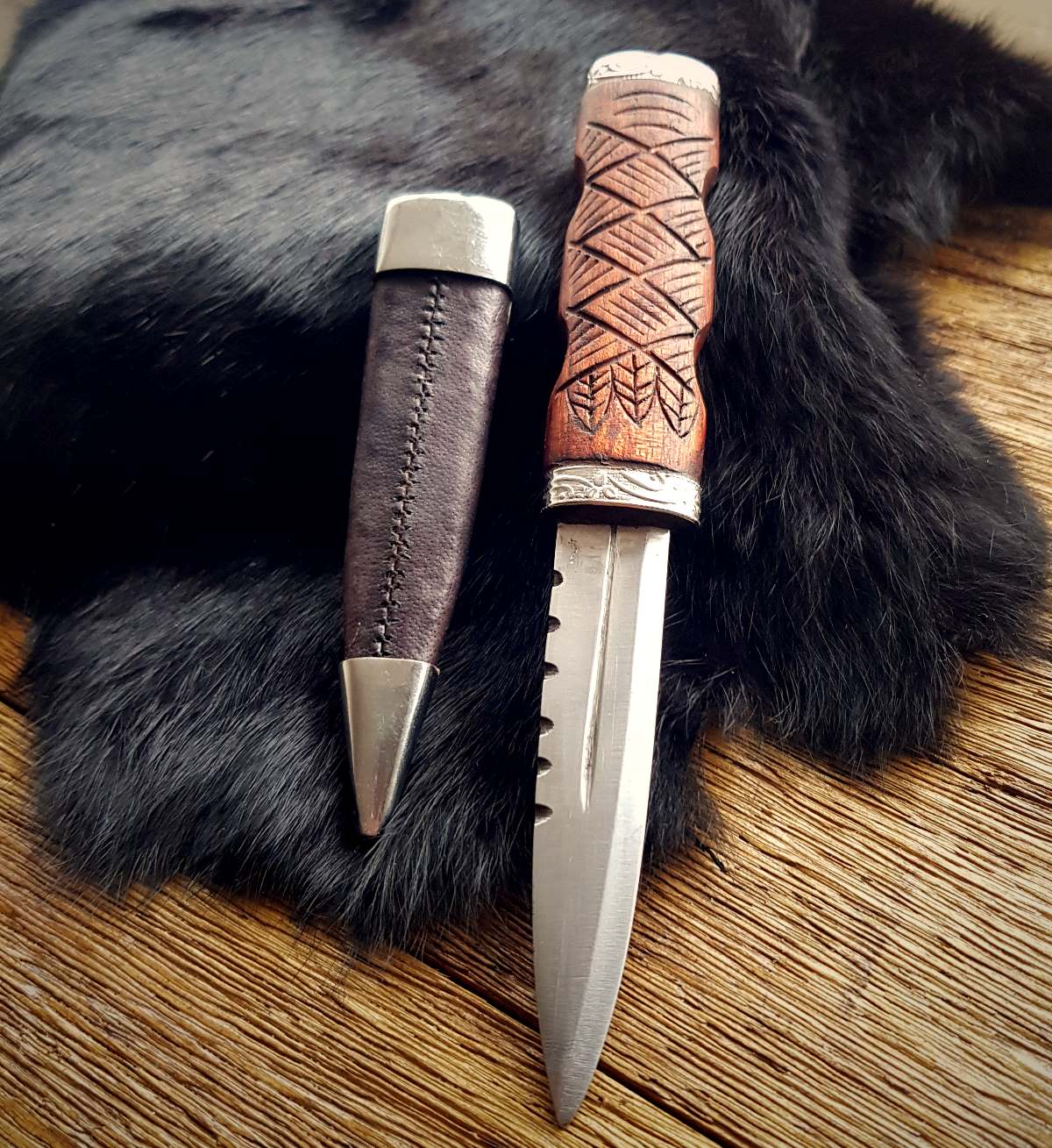 Strumpf Dolch Sgian Dubh Dirk klein