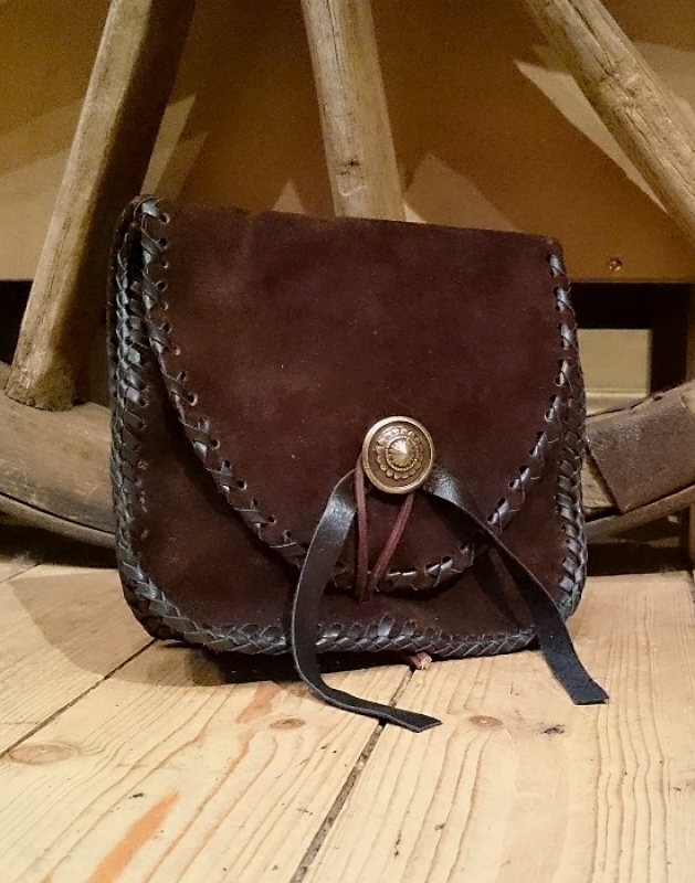 Tasche Wildleder Gürtel  braun