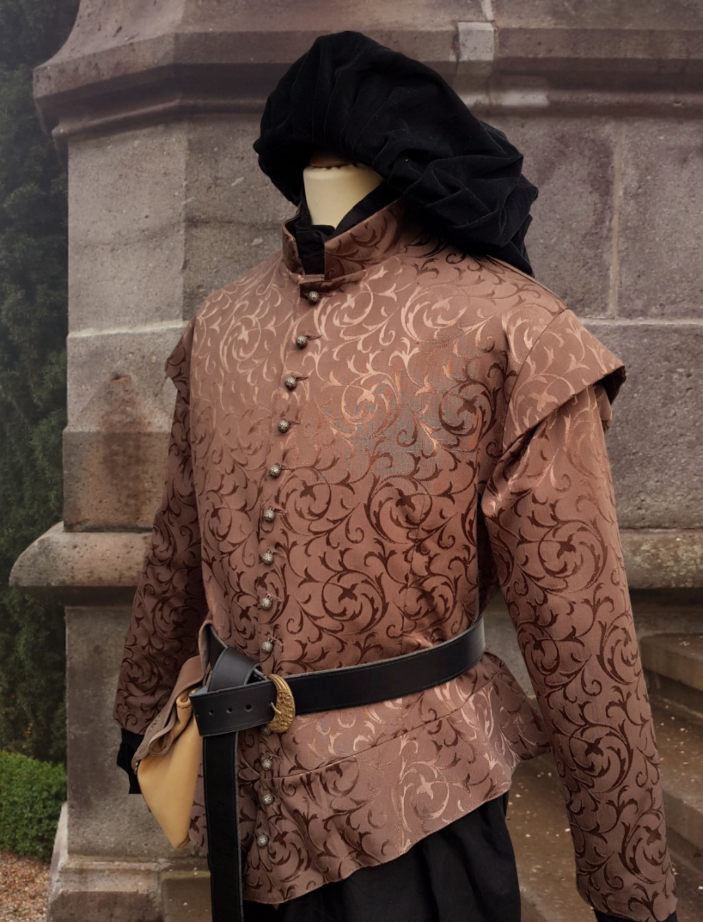 Renaissance Doublet Jacke braun