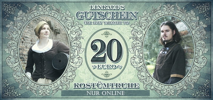 Gutschein 20 EUR für den Onlineshop